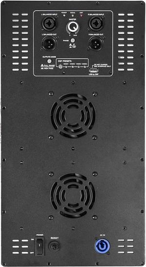 Sound Town 2-Channel Class-D Plate Amplifier 2 x 800W Continuous w/Low-Pass Filter for PA DJ Dual Subwoofer Cabinet (STPAS-G2000)
