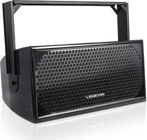 Sound Town IP55 Certified Dual 10-Inch Weather-Resistant Subwoofer w/U Bracket for Installation, Fiber Glass Enclosure, Black (TITAN-FG210SUB)