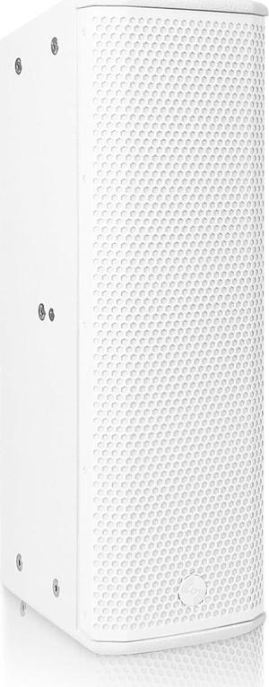 Sound Town Powered Column Line Array Speaker with 2x5-Inch Woofers, Dual Compression Drivers, Class-D amp. TWS, Birch Plywood, Wall Mount Installation, White (CARPO-K3WPW)