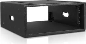 Sound Town 4U PA/DJ Rack/Road Case with 4-Space, Industry-Grade Plywood with Polyurea Coating, 19.7" Rackable Depth - Pro Tour Grade (STRCP-4U)