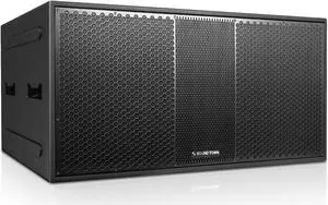 Sound Town ZETHUS Series Dual 18 Powered 3200W Line Array Subwoofer w/DSP, 2-Channel Class-D Amplifier, Birch Plywood, Black (ZETHUS-218SPW)