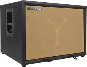 Sound Town 2 x 10 400W Bass Cabinet w/Horn, 8-ohm, 50oz Magnet, 3 Voice Coil, Birch Plywood, Black Tolex (BGC210BK)