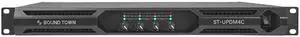 Sound Town 4-Channel PA/DJ Power Amplifier, 4 x 1520W at 4-ohm, 1U Rack Space lightweight (ST-UPDM4C)
