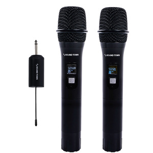 Sound Town Wireless Karaoke Mixer System - 2 Mics With HDMI ARC & Optical Inputs