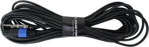 Sound Town Speakon to 1/4" Speaker Cable, 50 Feet, 12 Gauge, 2 Conductor, Male to Male (STC-12NJ50)