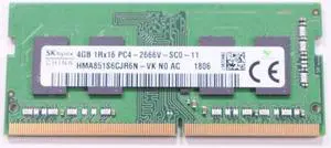 HMA851S6CJR6N-VKN0AC Hynix 4gb Pc4 2666v So-Dimm Memory