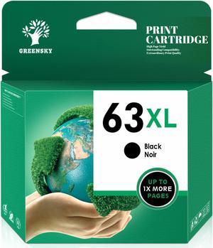 Replacement Ink Cartridge Compatiable 63XL For HP DeskJet 2133 1x Black