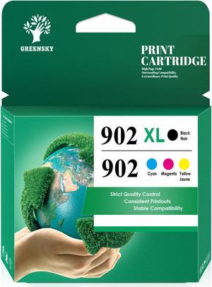 Replacement Ink Cartridge Set  Competiable for HP Officejet Pro  4 902XL 902 XL 6960 6968 6970 6975 6978