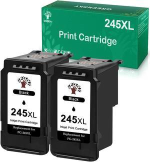 Refurbished Replacement Ink Cartridge Compatiable for PG245XL CL246XL High Yield Canon Pixma TR4520 2x Black