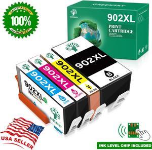 Replacement Ink Cartridge Compatiable 4 Pack 902XL 902 XL For HP Officejet Pro 6978 6970 6968 6960 6975