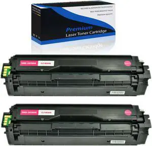 2 PK CLT-M504S Toner Magenta For Samsung C1860FW C1810W CLP-415NW CLT-M504S/XAA