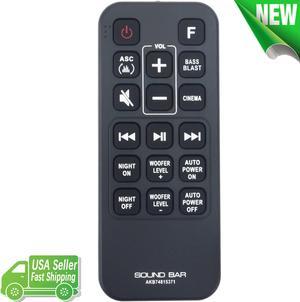 AKB74815371 Replacement Remote Control for LG Sound Bar SJ3 SJ4 SK4D SH3K LAS454