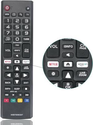 New Remote Control AKB75095307 Replacement for LG LED LCD TV 32LJ550B 55LJ5500