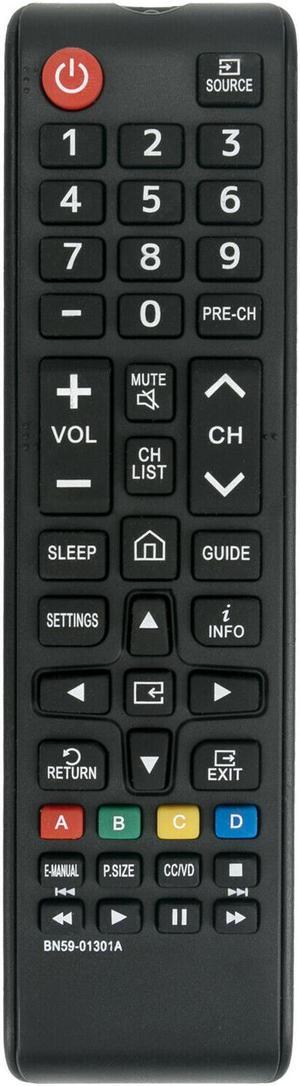 New BN59-01301A Replace Remote for Samsung LED TV UN32M4500 UN32N5300 UN43N5300