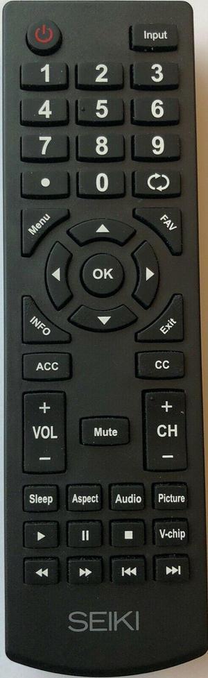 Genuine Seiki TV Remote for Seiki TVs SC32HS703N SC39HS950N SC40FS703N New