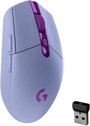 Logitech G305 LIGHTSPEED Wireless Gaming Mouse Hero 12K Sensor 12000 DPI Lightweight 6 Programmable Buttons 250h Battery Life OnBoard Memory PCMac  Lilac