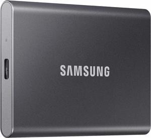 Samsung - T7 1TB External USB 3.2 Gen 2 Portable Solid State Drive with Hardw...