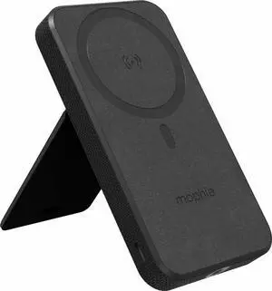 MOPHIE - SNAP+ POWERSTATION STAND 10,000 MAH PORTABLE CHARGER WITH MAGSAFE COMPATIBILITY - BLACK