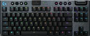 LOGITECH - G915 LIGHTSPEED TKL WIRELESS MECHANICAL GL TACTILE SWITCH GAMING KEYBOARD WITH RGB BACK LIGHTING - BLACK LOGITECH - G915 LIGHTSPEED TKL WIRELESS MECHANICAL GL TACTILE SWITCH GAMING KEYBOARD WITH RGB BACK LIGHTING - BLACK