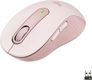 Logitech - Signature M650 Wireless Scroll Mouse with Silent Clicks - Rose