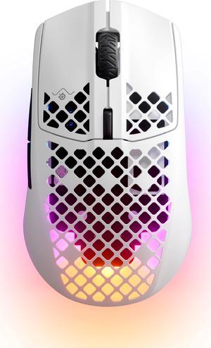 SteelSeries - Aerox 3 2022 Edition Wireless Optical Gaming Mouse with Ultra Lightweight Design - Snow