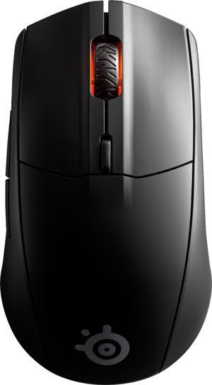 SteelSeries  Rival 3 Wireless Optical Gaming Mouse with Brilliant Prism RGB Lighting  Black