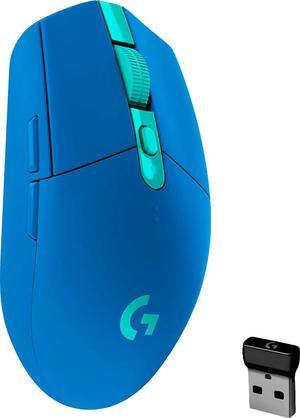 Logitech  G305 LIGHTSPEED Wireless Optical 6 Programmable Button Gaming Mouse with 12000 DPI HERO Sensor  Blue