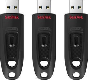 SanDisk - Ultra 32GB USB 3.0 Flash Drive with Hardware Encryption (3-Pack)