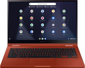 Samsung - Galaxy Chromebook 2 - 13.3" QLED Touch-Screen - Intel® Core i3 - 8GB Memory - 128GB eMMC - Fiesta Red