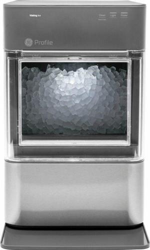 GE PROFILE - OPAL 2.0 24 LB. PORTABLE ICE MAKER WITH NUGGET ICE PRODUCTION AND BUILT-IN WIFI - STAINLESS STEEL