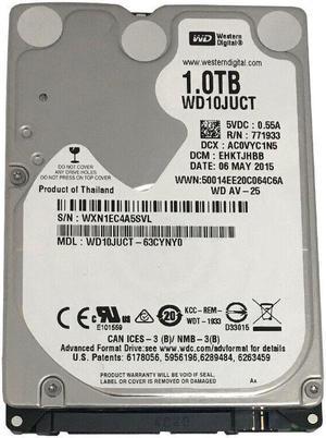 Western Digital WD10JUCT 1TB 5400RPM 16MB Cache 9.5MM SATA 3Gb/s 2.5" Hard Drive