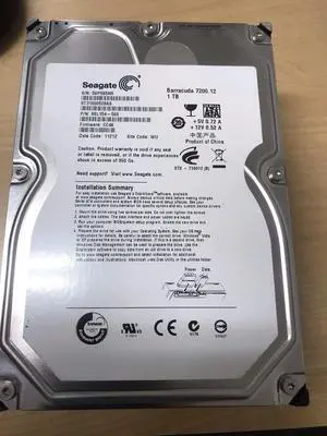 Dell Seagate Barracuda 1TB Internal 7200RPM 3.5" (ST31000528AS) Hard Drive H652R