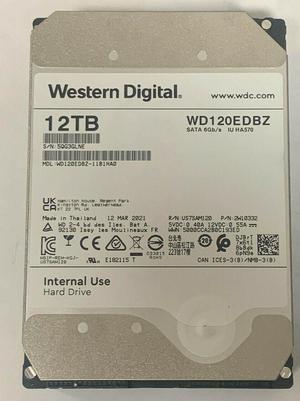 Western Digital 12TB 3.5 SATA WD120EDBZ 5400RPM 256MB Hard Drive WD NAS Red