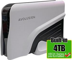 Avolusion PRO-Z Series 4TB USB 3.0 External Gaming Hard Drive for XBOX X,S
