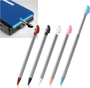 5pcs Colors Metal Retractable Stylus Touch Pen For Nintendo 3DS XL N3DS LL US