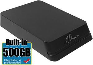 Avolusion Mini HDDGear Pro 500GB USB 3.0 External Hard Drive (PS4 Pre-Formatted)