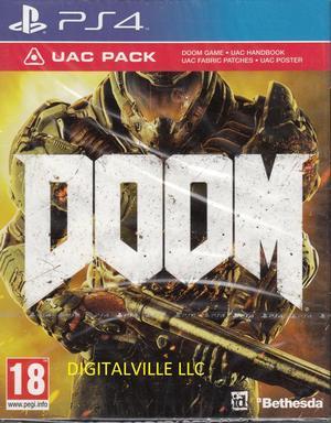 Doom PlayStation 4 PS4 with UAC Pack Brand New Factory Sealed
