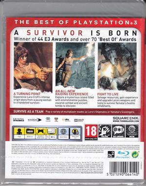 Tomb Raider PS3 Sony PlayStation 3 Brand New Factory Sealed 2013