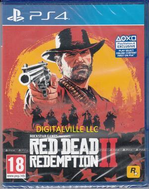 Red Dead Redemption 2 PS4 Brand New Factory Sealed