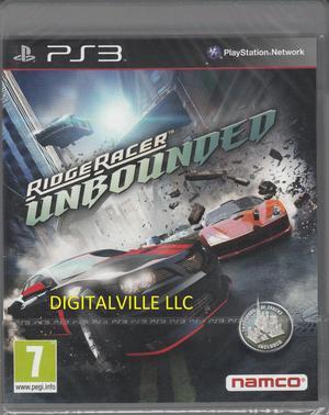 Ridge Racer Unbounded PS3 Brand New Factory Sealed Racing