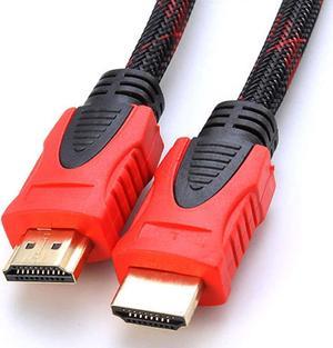 25ft HDMI Cable for HD TV LCD 3D DVD PS4 Xbox 1080p V 1.4 High Speed Cord Red US
