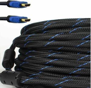 Premium 25ft HDMI Cable 1.3 Bluray 3D TV DVD PS3 HDTV Xbox LCD LED 1080P BLUE