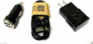 BK HOME WALL+2 Dual Car Charger+MICRO USB CABLE 4 LG,HTC,Samsung Galaxy S5 S4 S3