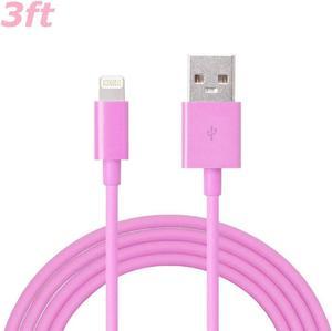 New Round USB Charger Cable Data Cord For iPhone X 7 iPhone 6s 6 Plus iPhone 8 5