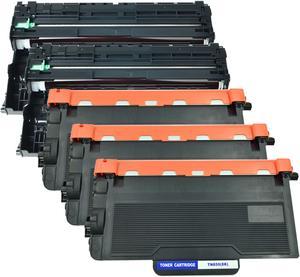 2 PK DR820 Drum  +  3 PK TN850 Toner High Yield for Brother MFC-L5800DW HL-L5000D