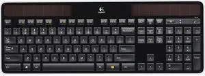 Black Logitech - Solar Wireless Keyboard