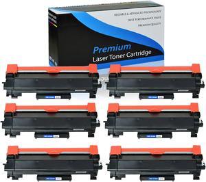 6PK TN760 Toner Cartridge for Brother TN-760 DCP-L2550DW HL-L2395DW MFC-L2710DW