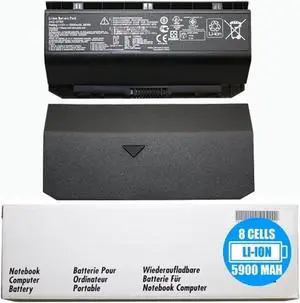 GreenTech New A42-G750 Replacement Battery for Asus G750 G750J G750JH G750JM G750JM G750JS G750JW G750JX G750JZ 0B110-00200000M 8 Cell 88Wh