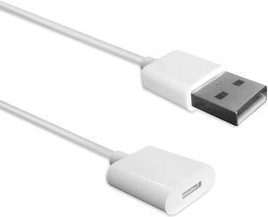 TechMatte Charging Adapter Cable for Apple Pencil Male to Female Flexible Connector (5 Feet)