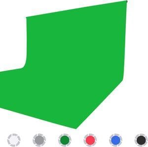 Issuntex 10X12 ft Green Background Muslin Backdrop,Photo Studio,Collapsible High Density Screen for Video Photography and Television